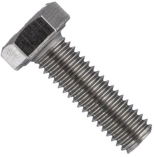 Болт шестигранный М5х20 мм DIN 933, титан Gr2 - фото